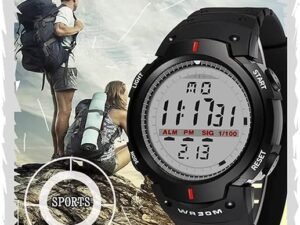 Acnos® Premium Brand - A Taymex Digital Watch Shockproof Multi-Functional Automatic Black Strap Waterproof Digital Sports Watch for Men's Kids...