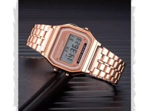 Acnos® Premium Brand Digital 4 Colours Square Dial Unisex Wrist Watch for Men Women Pack of 1 (WR)