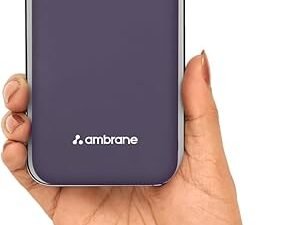 Ambrane Magsafe Wireless 10000Mah Fast Charging Power Bank, Strong Magnet, Micro USB Input, 22.5W Output For Iphone 12 Above, Android & Other Qi...