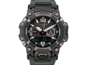 Casio G-Shock GWG-B1000-3ADR Gray IP Analog-Digital Dial Military Green Resin Strap Men's Watch Mud Resistant Tough Solar G1472