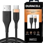 Duracell Usb-A To Type C, 65W Braided Sync&Fast Charging USB Cable, 3.9 Feet(1.2M), Qc 2.0/3.0 Ultra Fast Charging, For Samsung, Mi, Realme, Oppo,...