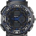 Fastrack Analog Digital Black Dial Blue Plastic Strap Unisex Watch - NT38076PP05W