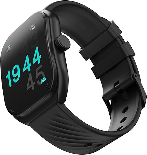 GOBOULT Trail Smart Watch 2.01'' 3D Curved HD Display, BT Calling, Working Crown, 190+Watchfaces, 500 Nits Brightness, AI Voice Assistant, SpO2...