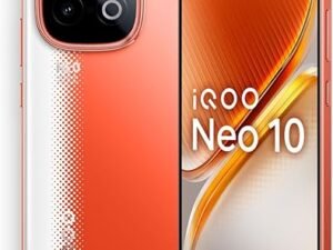 iQOO Neo 10 (Inferno Red, 8GB RAM, 256GB Storage) | Snapdragon 8s Gen 4 Processor & SuperComputing Chip Q1 | 7000 mAh Battery | Segment’s Highest...