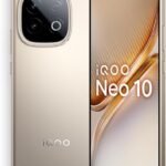 iQOO Neo 10 (Titanium Chrome, 8GB RAM, 256GB Storage) | Snapdragon 8s Gen 4 Processor & SuperComputing Chip Q1 | 7000 mAh Battery | Segment’s...