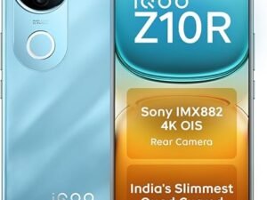 iQOO Z10R 5G (Aquamarine, 8GB RAM, 128GB Storage) | 32MP 4K Selfie Camera | Quad-Curved AMOLED Display | Dimensity 7400 Processor with 750K+ AnTuTu