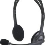 Logitech H111 Wired On Ear Headphones With Mic Black