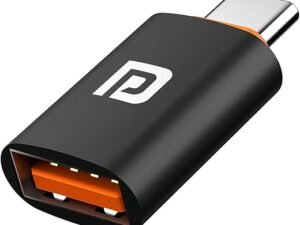 Portronics Bridge Y USB 3.0 to Type C OTG Adaptor, 10Gbps High Speed Data Transfer, Thunderbolt to USB Adapter, Compatible for All Type C Devices,...