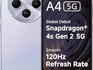 Redmi A4 5G (Sparkle Purple, 6GB RAM, 128GB Storage) | Global Debut SD 4s Gen 2 | Segment Largest 6.88in 120Hz | 50MP Dual Camera | 18W Fast Charging