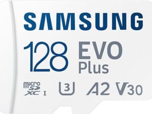 Samsung EVO Plus 128GB Micro SDXC w/SD Adaptor, Up-to 160MB/s, Expanded Storage for Gaming Devices, Android Tablets and Smart Phones, Memory Card,...