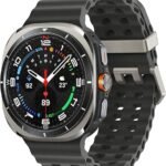 Samsung Galaxy Watch Ultra (47mm, LTE, Silver) with Upto 100h battery | 3nm Processor | Dual GPS | Quick Button/Siren | Sapphire Glass & Titanium |...
