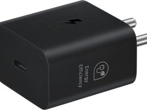 Samsung Original 25W Type-C Travel Adaptor Without Cable, Black