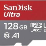 SanDisk Ultra 128GB microSDXC UHS-I, 140MB/s R, Memory Card, 10 Y Warranty, for Smartphones