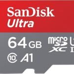 SanDisk Ultra 64GB microSDXC UHS-I, 140MB/s R, Memory Card, 10 Y Warranty, for Smartphones
