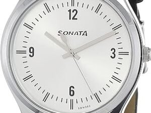 Sonata Essentials Analog Silver Dial Men's Watch NM77082SL01W/NN77082SL01W