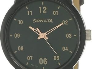 Sonata Volt+ Analog Green Dial Men's Watch NM77085PL02/NN77085PL02W