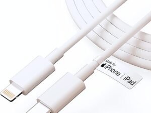 UNBREAKcable USB Type C to Lightning Cable 27W [MFi Certified + 2 Years Warranty*] Fast Charger Cable for iPhone 14/13/12/11/X/XS/XR/8/Plus, iPad...