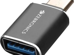 ZEBRONICS ATC1 USB Type A to Type C Converter, USB 3.0, High-Speed Data Transfer, Backward Compatibility, Plug and Play, for Laptops | Smartphones...
