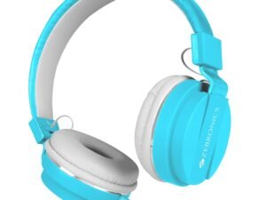 Zebronics Zeb-Storm Wired On Ear Headphone with 3.5mm Jack, Built in Microphone for Calling, 1.5 Meter Cable, Soft Ear Cushion, Adjustable...